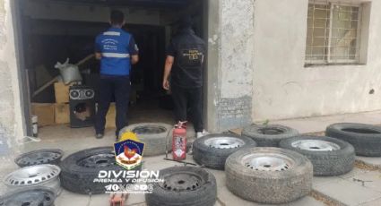 Secuestraron una gran cantidad de ruedas robadas en el oeste de la ciudad de Neuquén