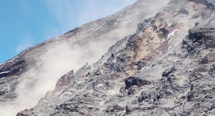 Piden extrema precaución por desplazamiento y caída de rocas en el volcán Lanín