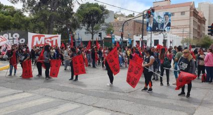 Unidad Piquetera volvió a las calles para rechazar un nuevo recorte de los programas sociales