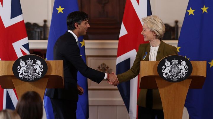 El Reino Unido anunció el convenio con la Unión Europea por Irlanda del Norte