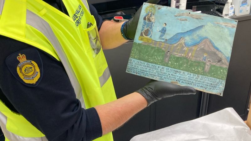 Encontraron dos objetos "historicamente significativos" mexicanos en Australia