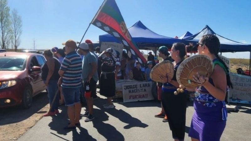 Comunidad mapuche levantó bloqueo en Mari Menuco por el relevamiento territorial