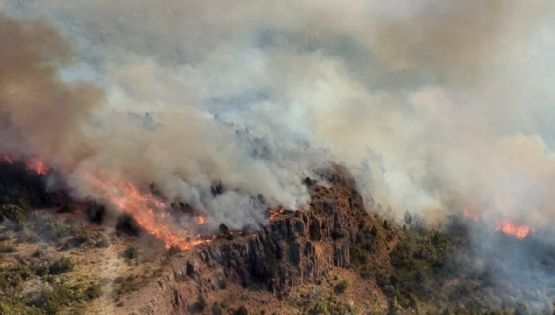 Cerca de 1.500 hectáreas afectadas por los incendios en Chubut