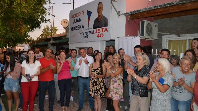 Libres del Sur presentó la lista de candidatos en Vista Alegre
