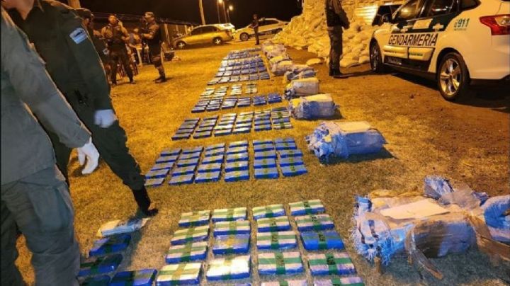 Gendarmería secuestró un cargamento con 420 kilos de cocaína en Rosario