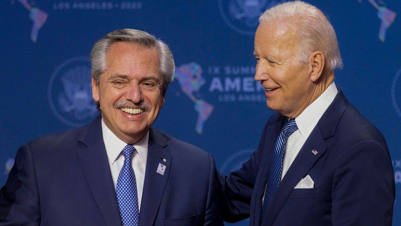 Alberto Fernández estará unos minutos a solas con Biden en Estados Unidos