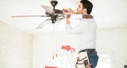 Secretos para limpiar el ventilador de techo con un método sencillo y eficaz