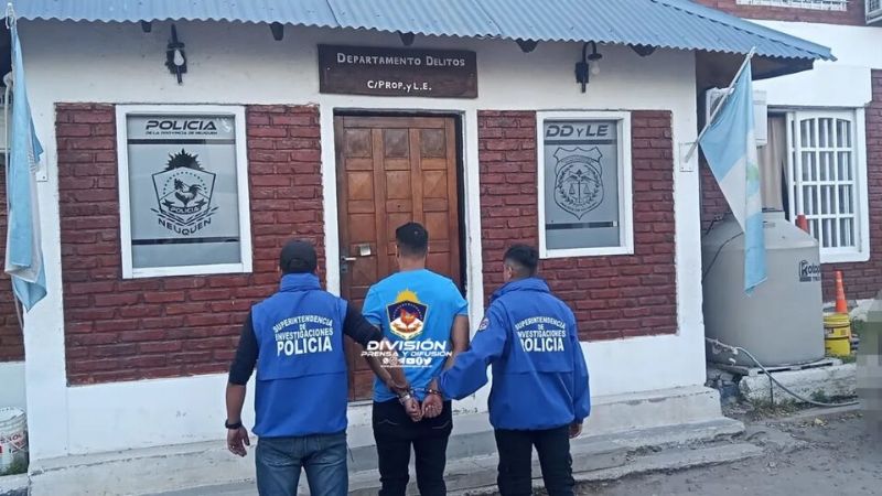 La Policía detuvo en Neuquén a un sujeto que estaba prófugo de la Justicia de Chubut