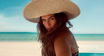 Tras su paso por Argentina, Loly Antoniale volvió a las playas de Miami con microbikinis a la moda