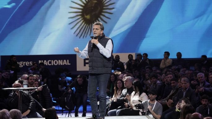 Sergio Massa dio el discurso final de la Mesa Nacional del Frente Renovador antes de las PASO