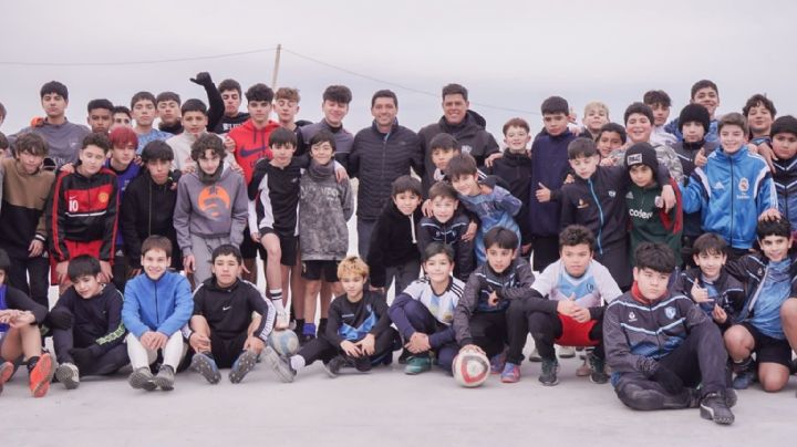 El Club Río Grande construyó su playón polideportivo: arrancará con vóley, futsal y handball