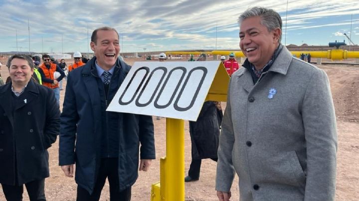 Con la participación de Gutiérrez y Figueroa, se inauguró el gasoducto Néstor Kirchner