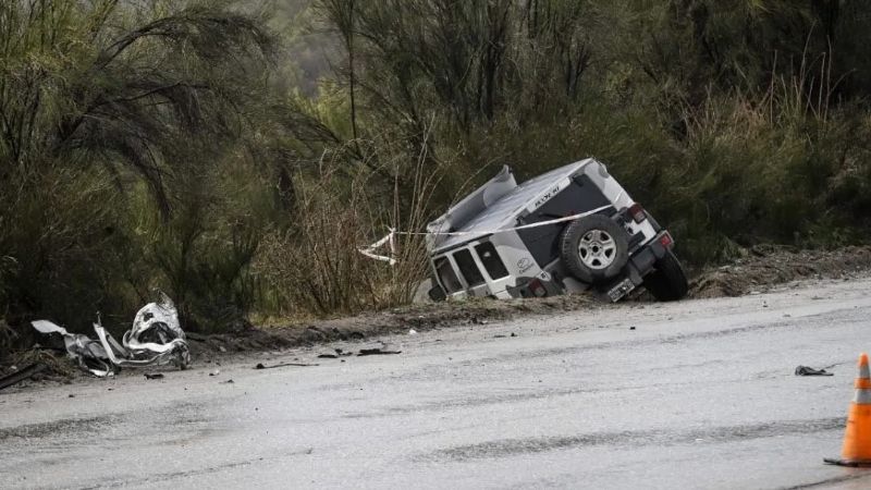 Trágico choque en Ruta 79: una mujer falleció y tres personas sufrieron politraumatismos