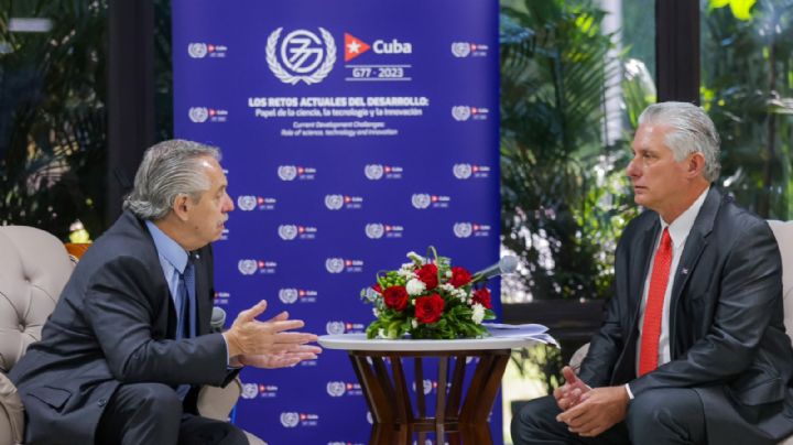 Alberto Fernández se reunió con Miguel Díaz-Canel para promover intercambios entre Argentina y Cuba