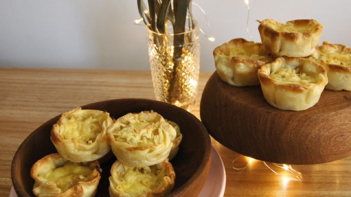 Canastitas de cebolla con tapas de empanadas: una receta deliciosa y lista en pocos minutos