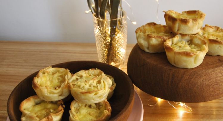 Canastitas de cebolla con tapas de empanadas: una receta deliciosa y lista en pocos minutos