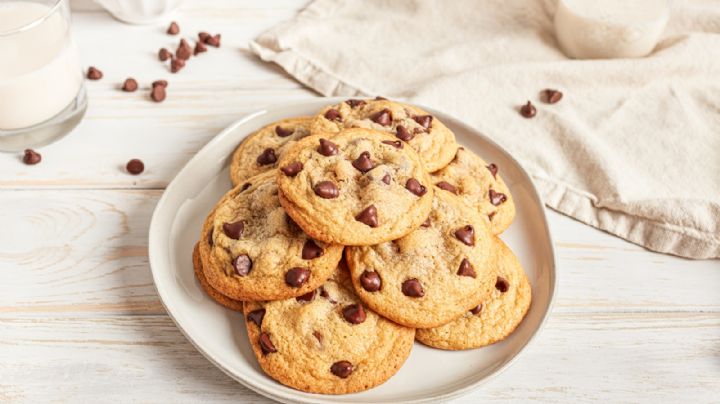 Cookies de chocolate sin harina y con 4 ingredientes: para comer en la merienda y sin culpa