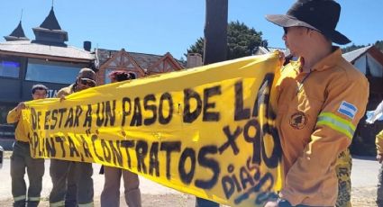 Trabajadores del Parque Nacional Lanín marcharon por condiciones laborales