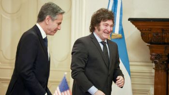 Javier Milei se reúne con el secretario de Estado norteamericano, Antony Blinken
