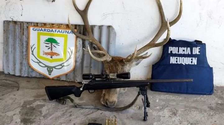 Demoraron a seis cazadores furtivos y secuestraron carne y armas ilegales en Villa Traful